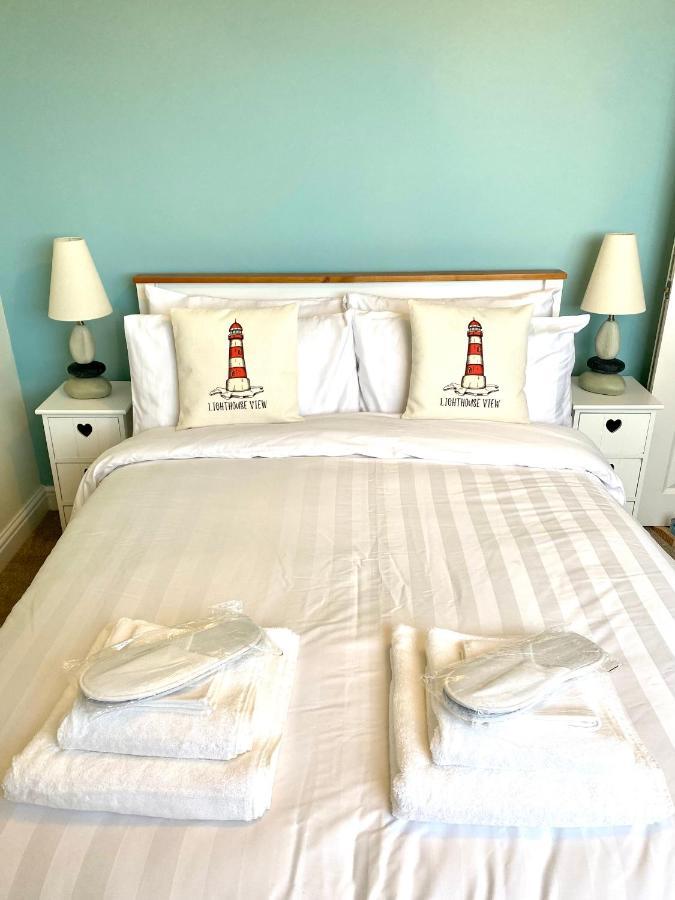 Ferienwohnung Lighthouse View, One Min From Harbour & Beach Scarborough Exterior foto
