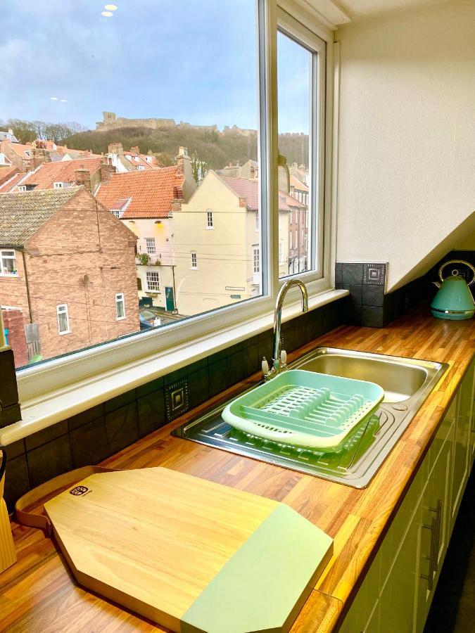 Ferienwohnung Lighthouse View, One Min From Harbour & Beach Scarborough Exterior foto