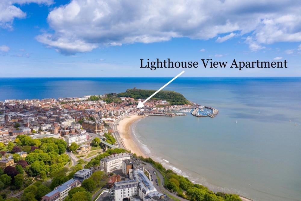 Ferienwohnung Lighthouse View, One Min From Harbour & Beach Scarborough Exterior foto