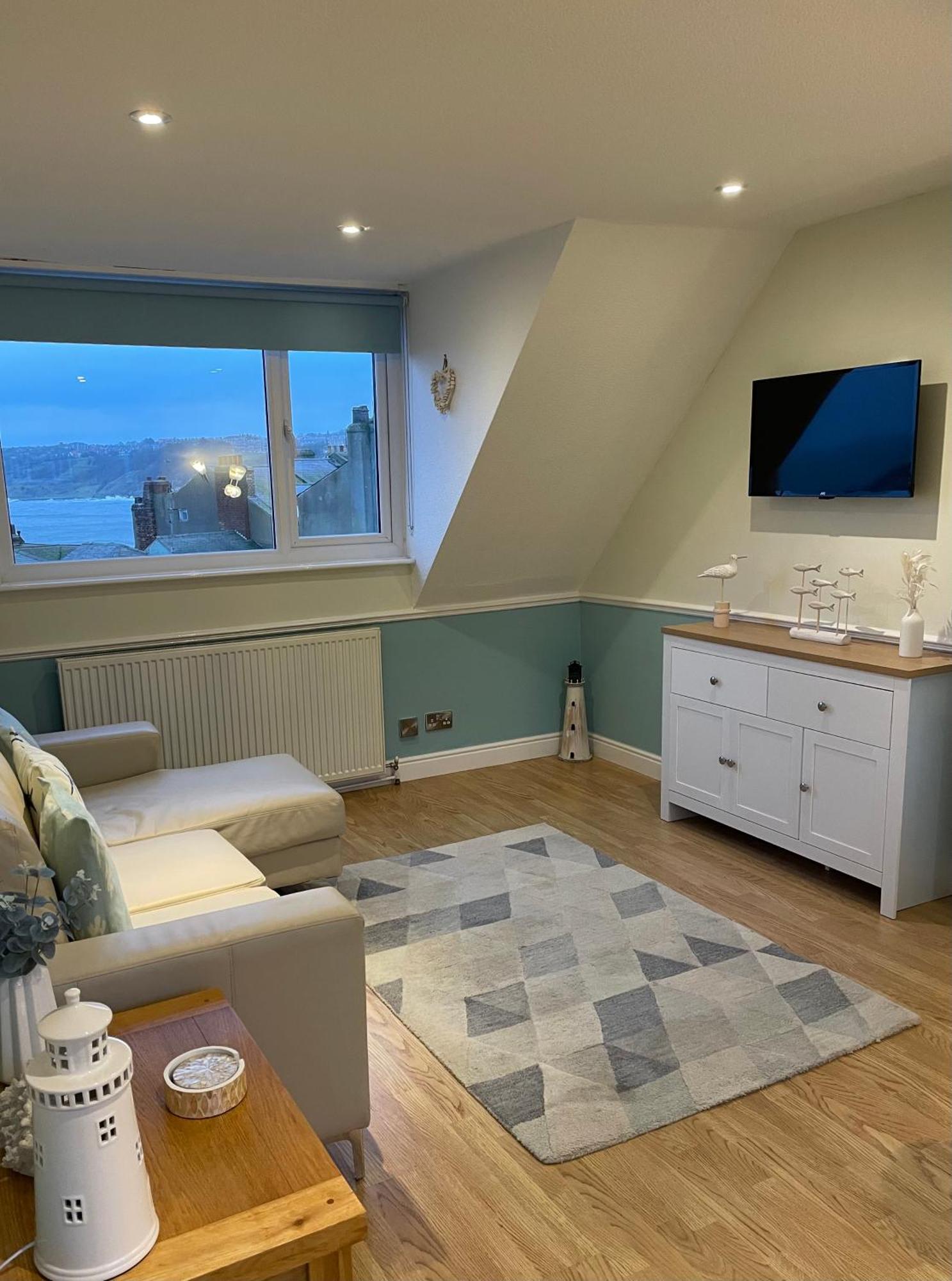 Ferienwohnung Lighthouse View, One Min From Harbour & Beach Scarborough Exterior foto